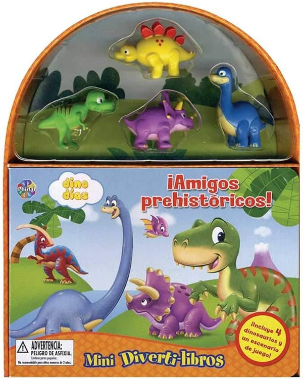 Mini Divertilibros Amigos Prehistoricos