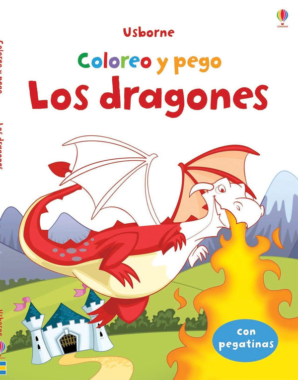 Coloreo Y Pego Dragones