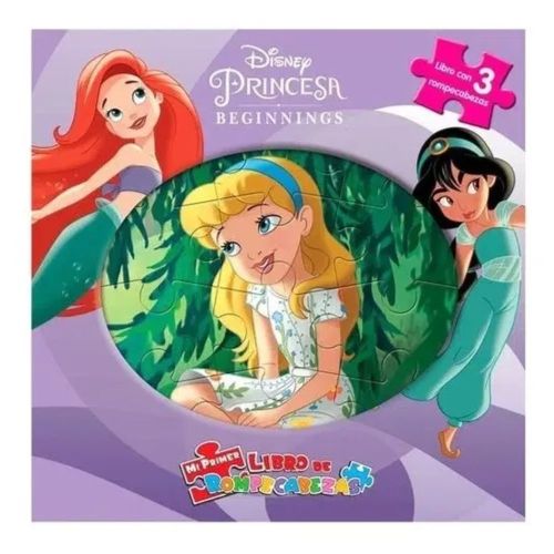 Disney Princess Beginnings Mi Primer Libro De Rompecabezas