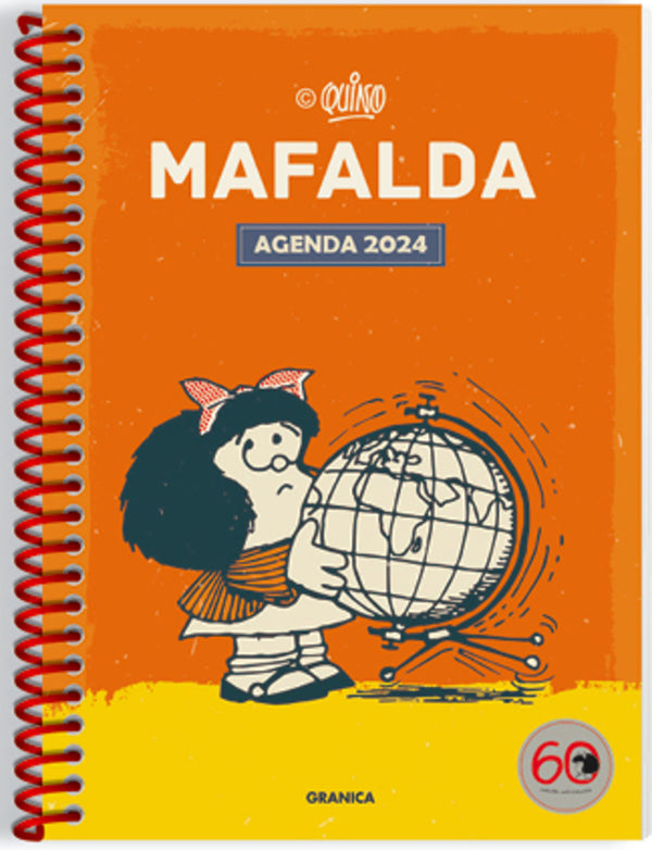 Mafalda 2024 Anillada Modulos Anaranjado