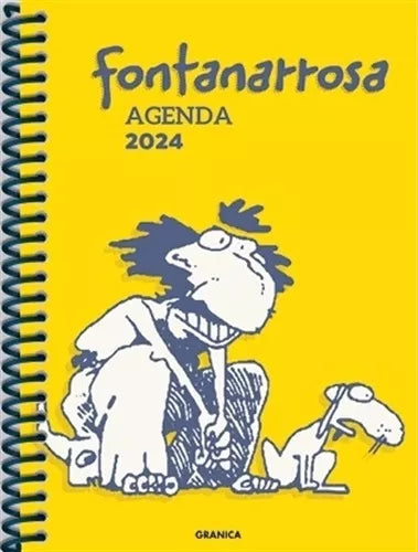 Agenda 2024 Fontanarrosa Anillada Amarilla