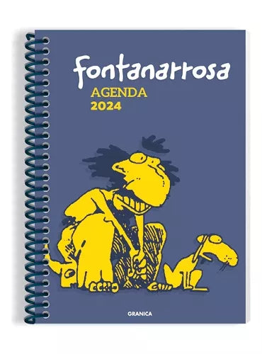 Agenda 2024 Fontanarrosa Anillada Azul