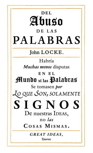 Del Abuso De Las Palabras (Serie Great Ideas 35) (Ebook)