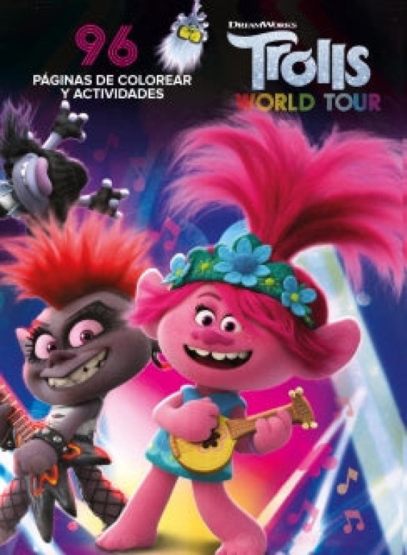 Trolls world tour - Libro de colorear y actividades