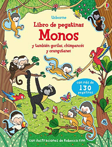 Libro De Pegatinas Monos